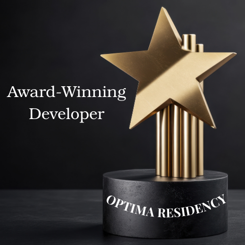 OPTIMA RESIDENCY HAD AWARDED FOR 2/3 BHK SPACIOUS FLATS